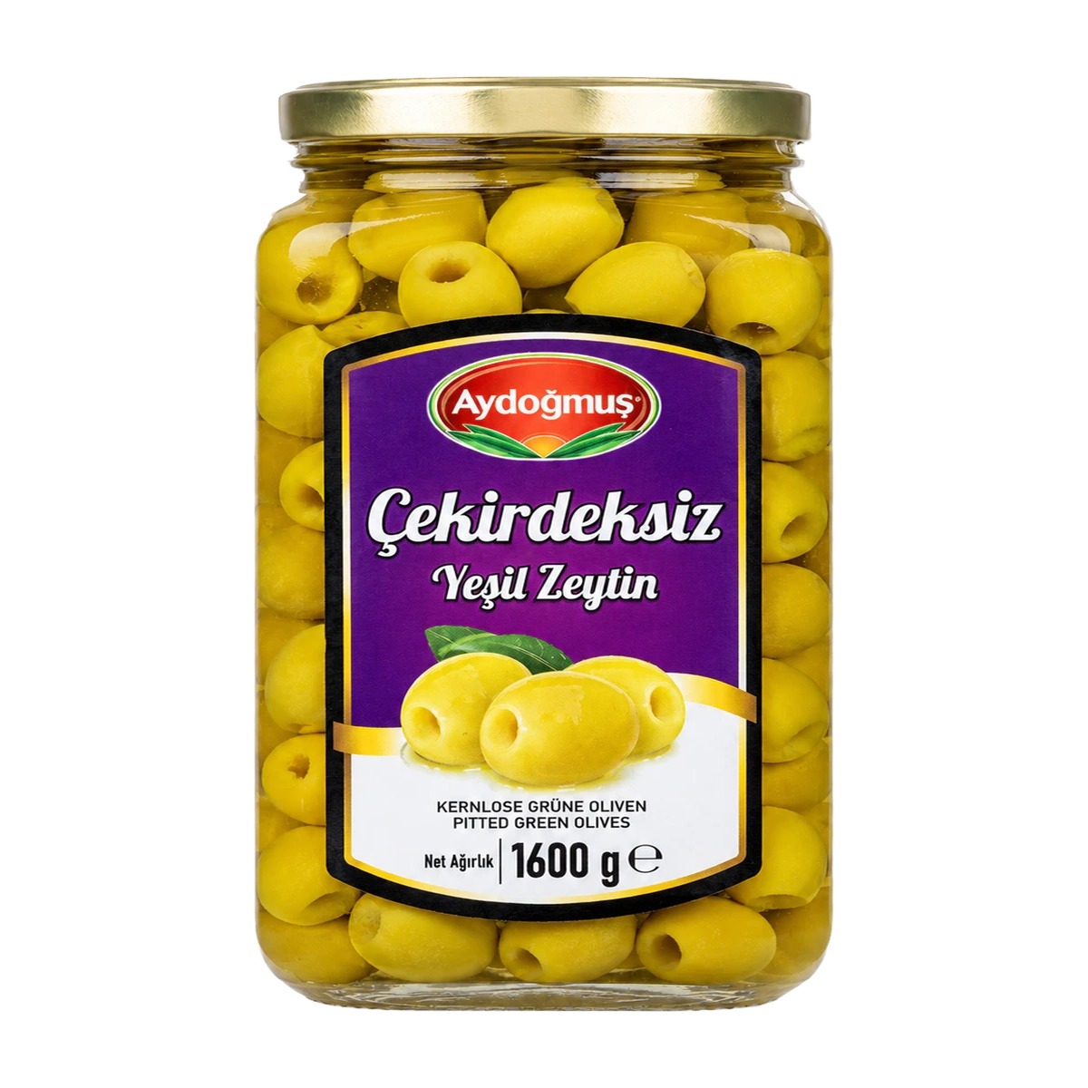 Yeşil Zeytin Çekirdeksiz 1600 cc 181-230 2XL-XL