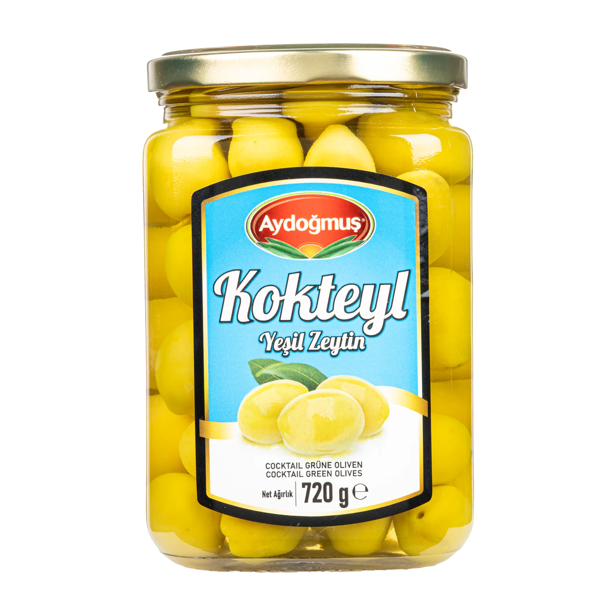 Yeşil Zeytin Kokteyl 720 cc 181-200 2 XL