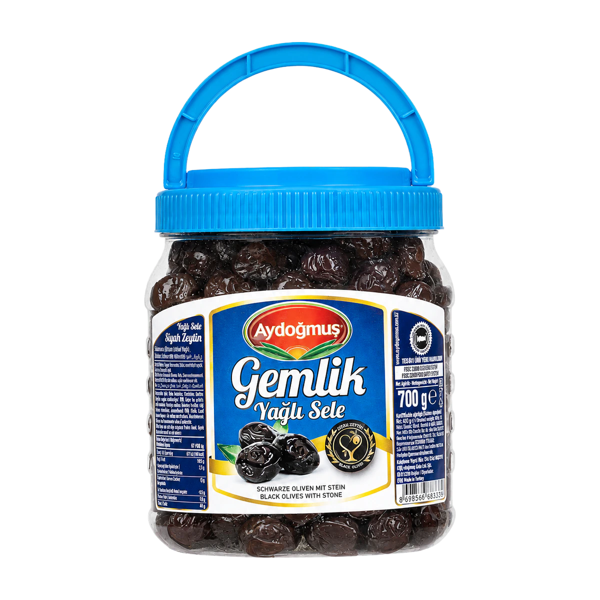 Gemlik Siyah Zeytin Mavi Kapak 1100 cc 261-320 M-S