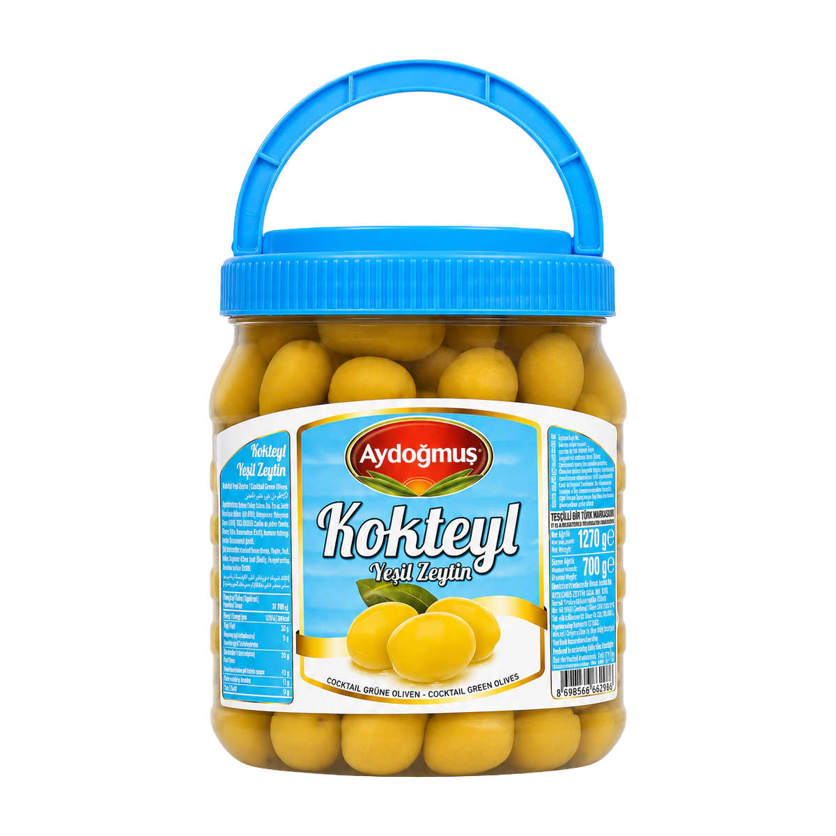 Yeşil Zeytin Kokteyl 1100 cc 201-230 XL