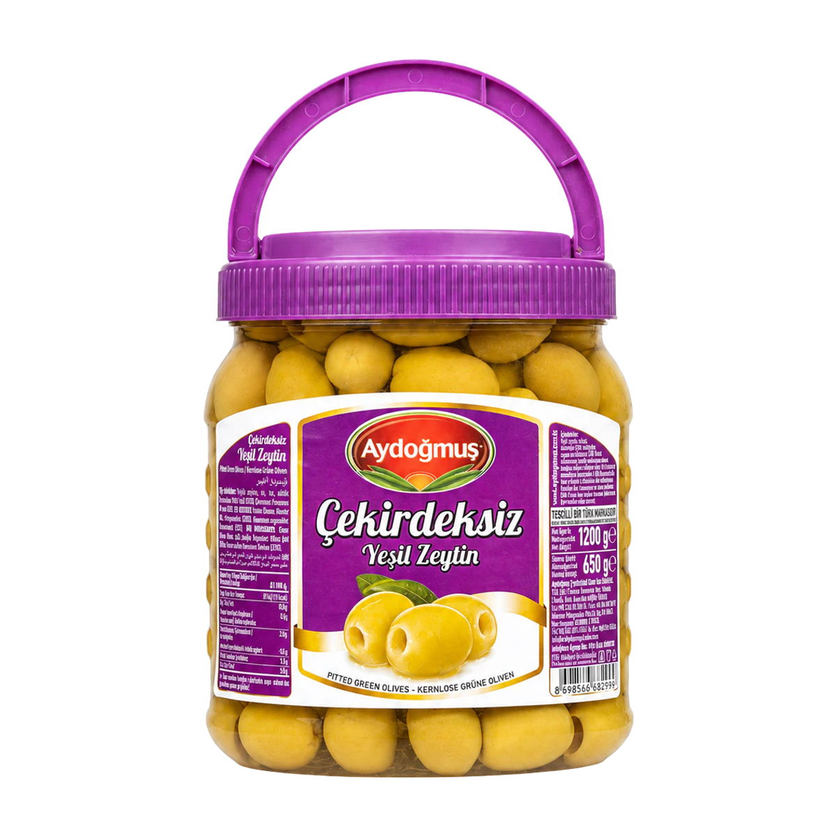 Yeşil Zeytin Çekirdeksiz 1100 cc 201-230 XL
