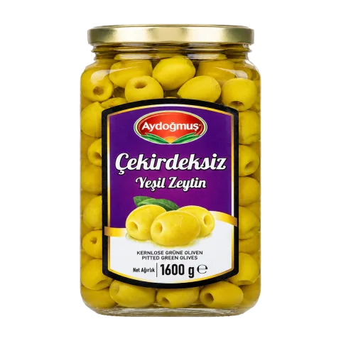 Yeşil Zeytin Çekirdeksiz 1600 cc 181-230 2XL-XL