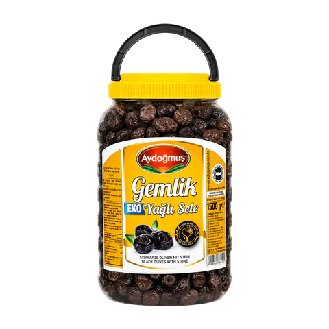 Gemlik Siyah Zeytin Sarı Kapak 2200 cc 321-380 XS-2XS