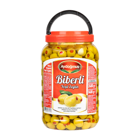 Yeşil Zeytin Biberli 2200 cc 201-230 XL