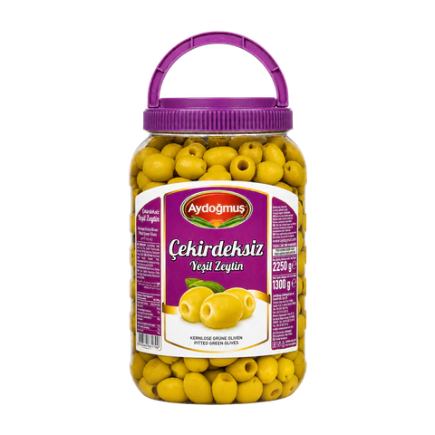 Yeşil Zeytin Çekirdeksiz 2200 cc 201-230 XL